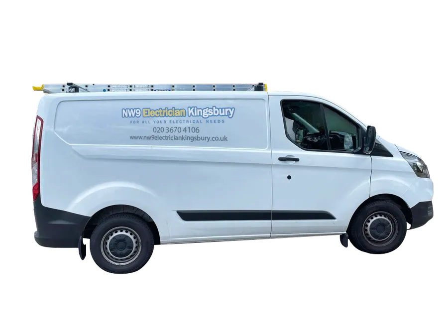 NW9 Electrician Kingsbury van
